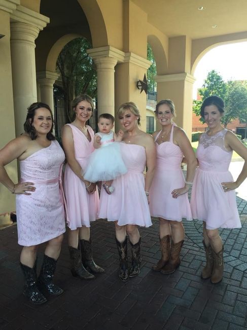 Mismatched Bridesmaid Dresses??