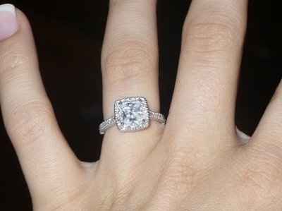 My wedding band came in!!! *pic* Show off your Ring!!!!