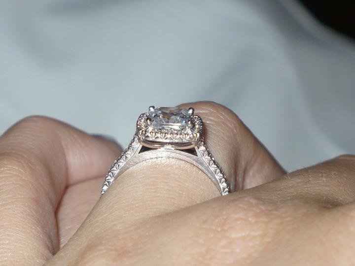 I'd love to see everyone's engagment rings.