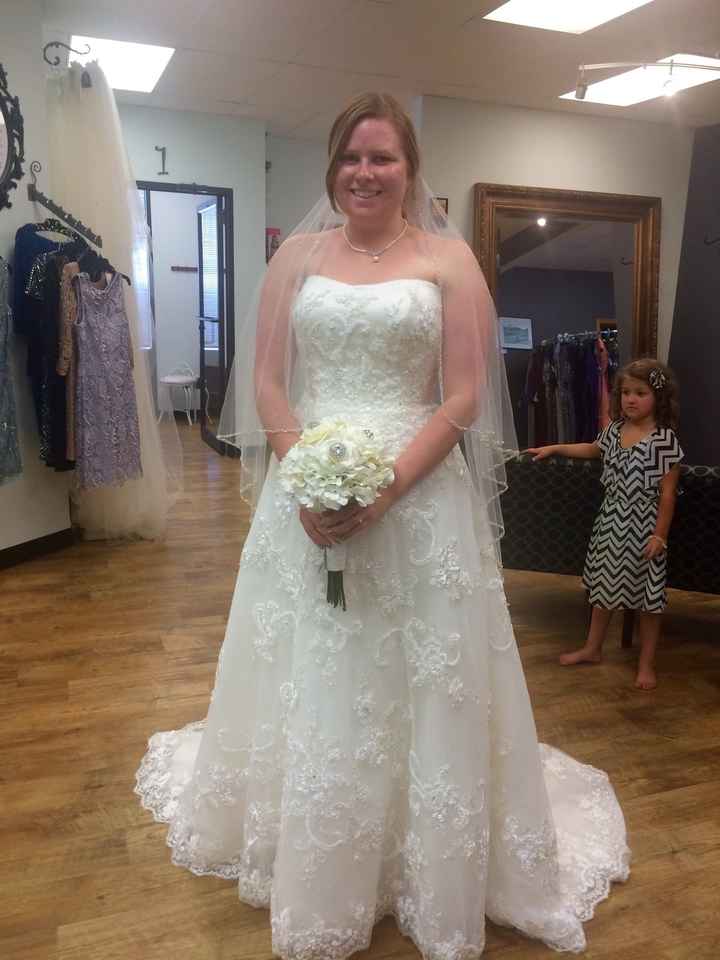 My dress fit! So relieved!