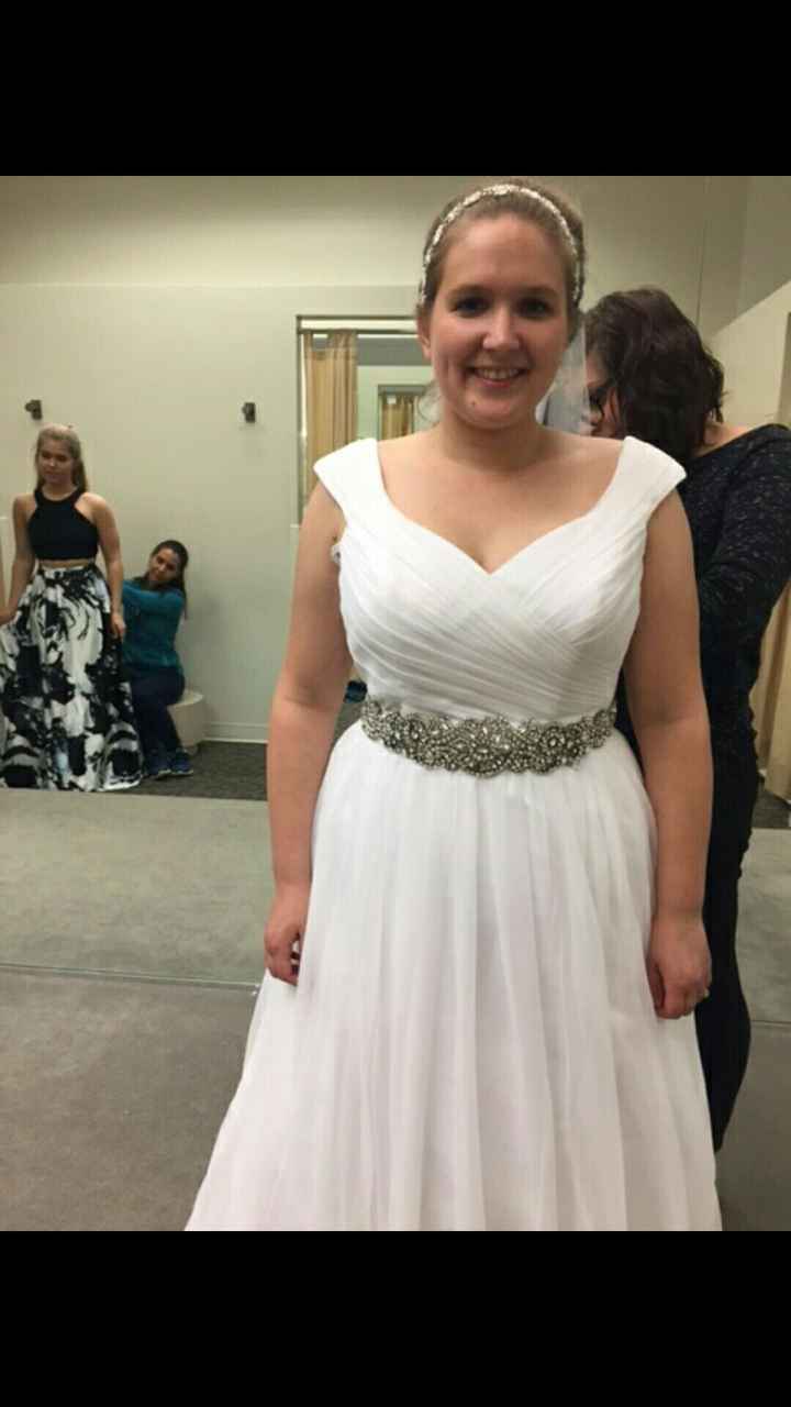 My dress is in...now I want to see yours!