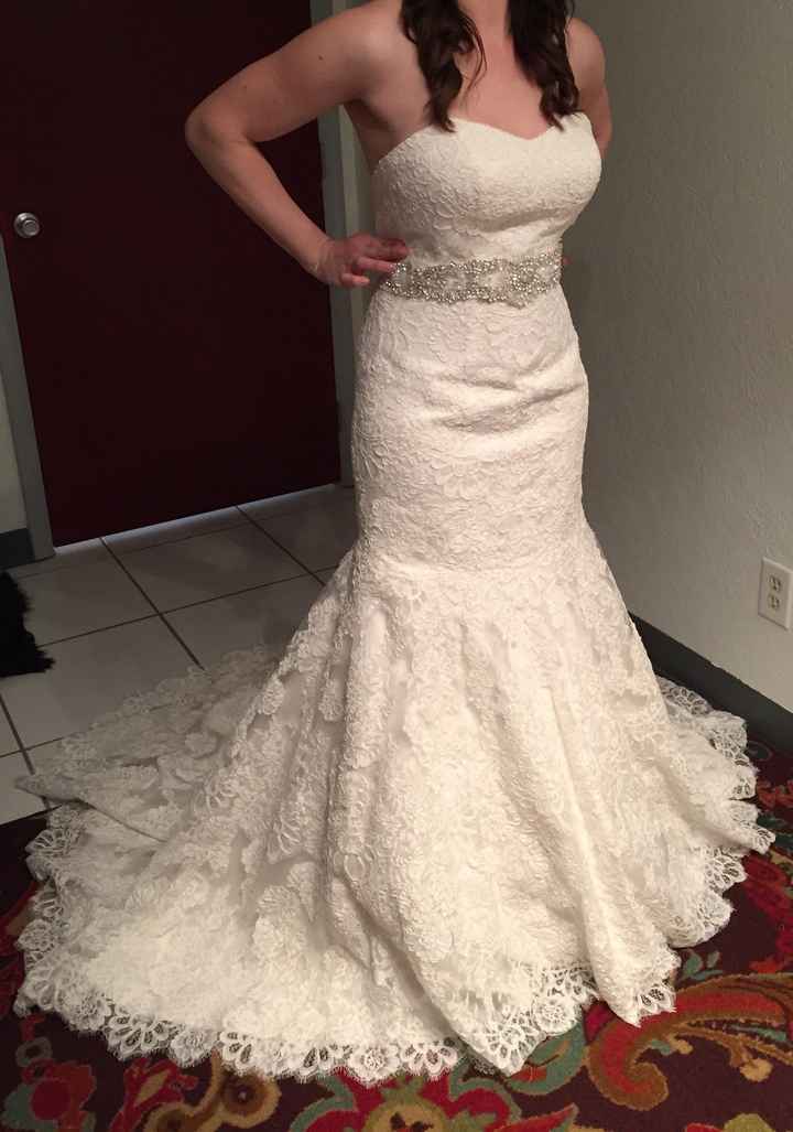Final Fitting. Got to take my dress home! (Pics)