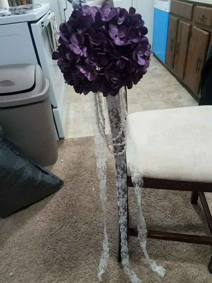 How are u decorating the aisle u walk down?? - 1