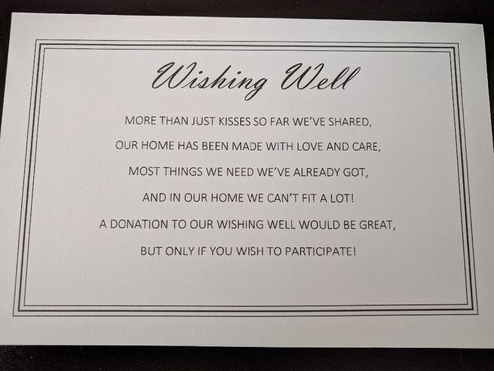 Wishing Well Insert