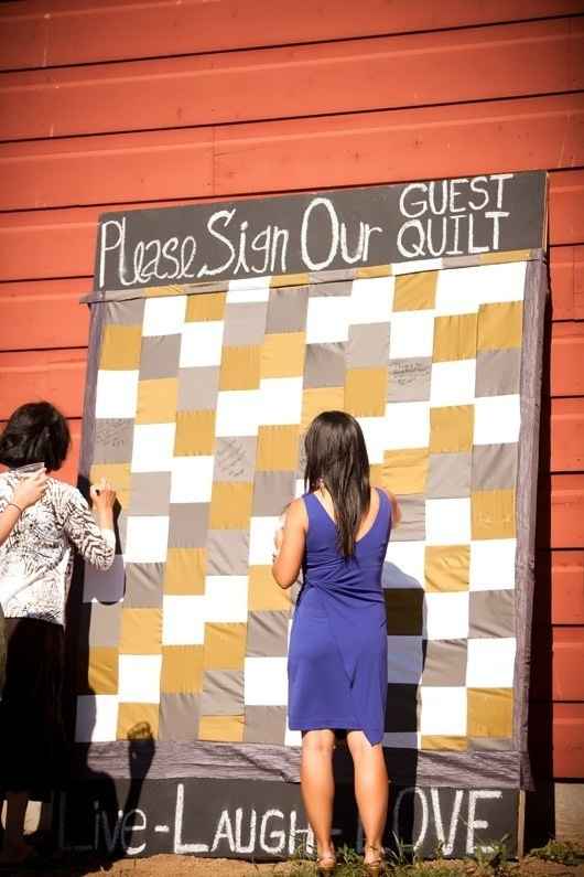 Creative item for guests to sign? Show me yours!