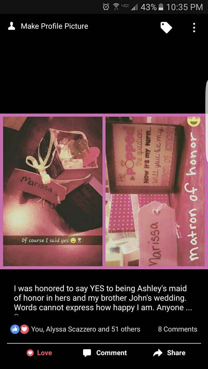 Bridesmaids Proposal