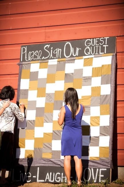 Creative item for guests to sign? Show me yours!
