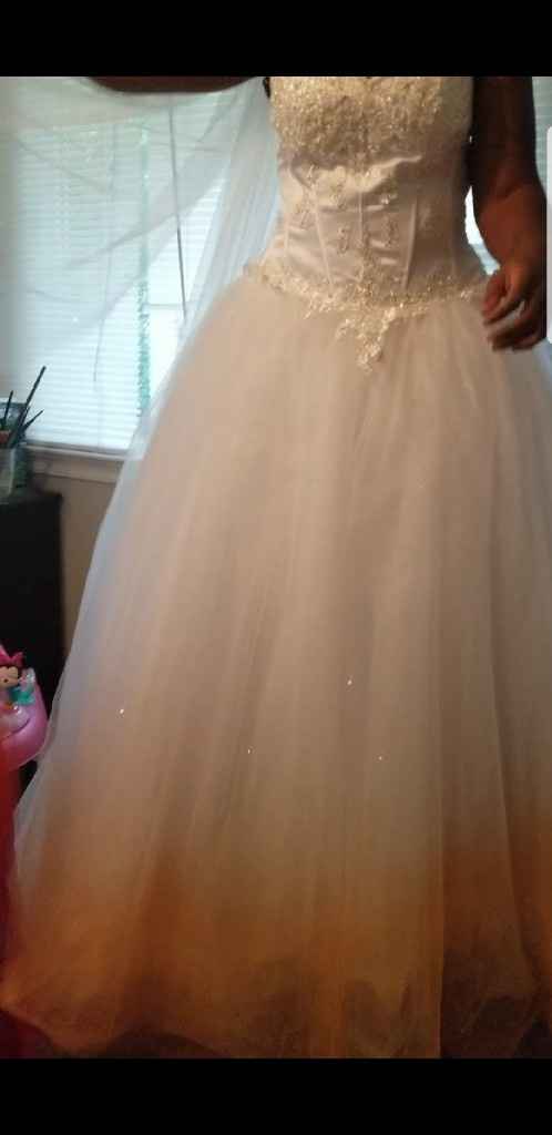 Dip dyed wedding dress - 1