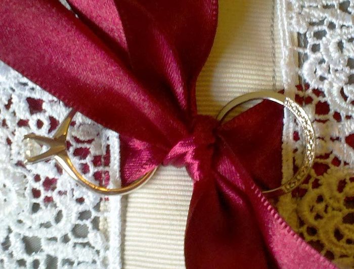 My DIY for today- Ring Bearer Pillow-PICS