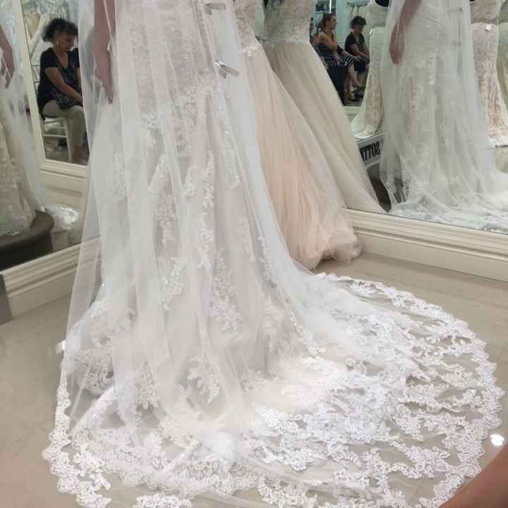 I said "Yes to the dress" yesterday!