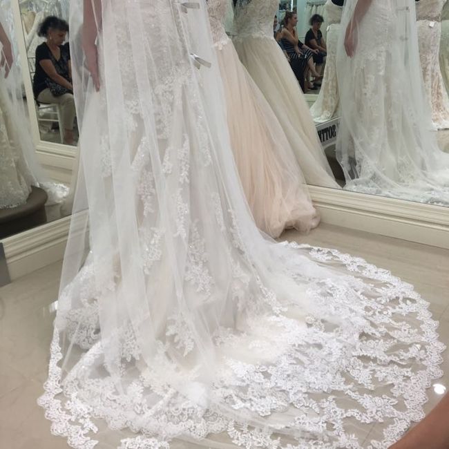 I said "Yes to the dress" yesterday!