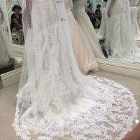 I said "Yes to the dress" yesterday!