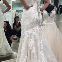 I said "Yes to the dress" yesterday!