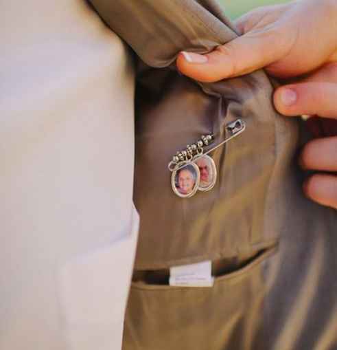 I love this image because it would show that they are close to his heart