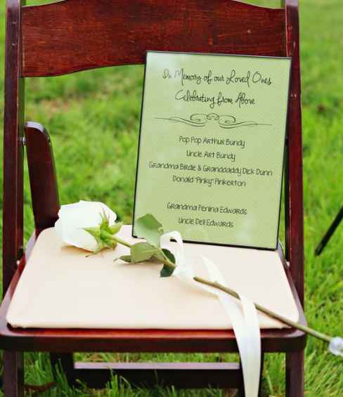 you could also do a table and/or have a seat reserved