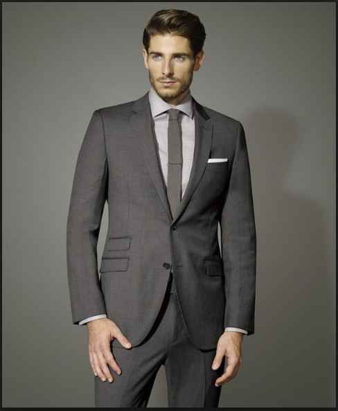 Charcoal suit