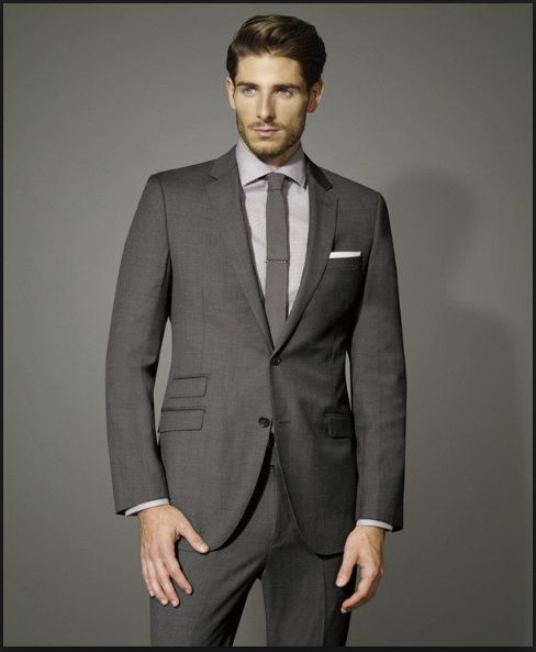 Charcoal suit