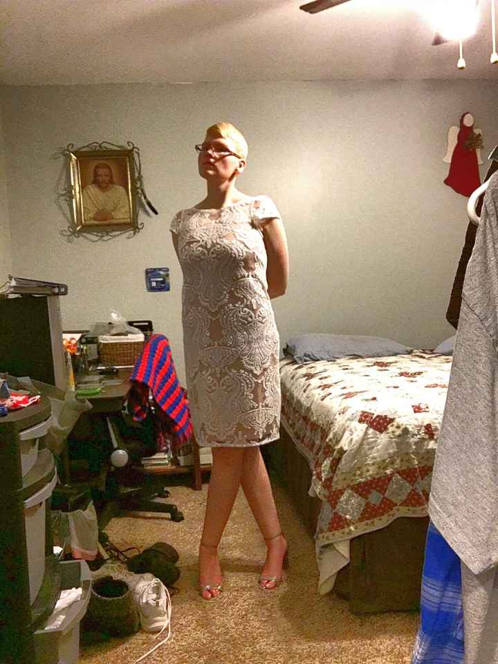 i found a reception dress! - 1