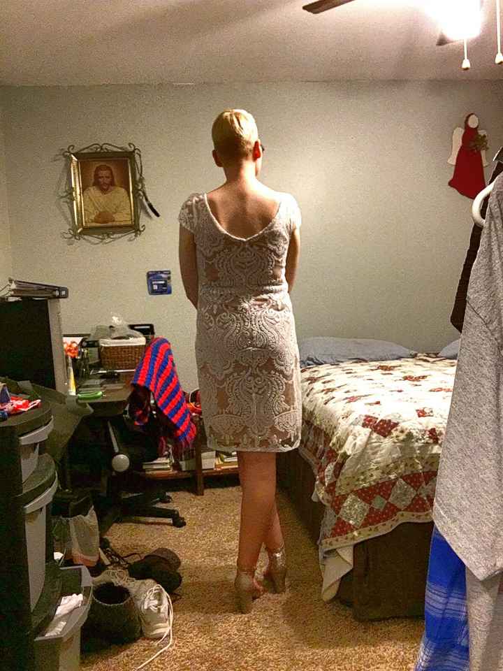 i found a reception dress! - 2