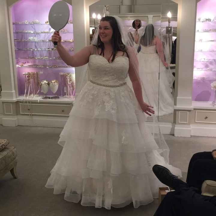 I said yes to the dress!!!!