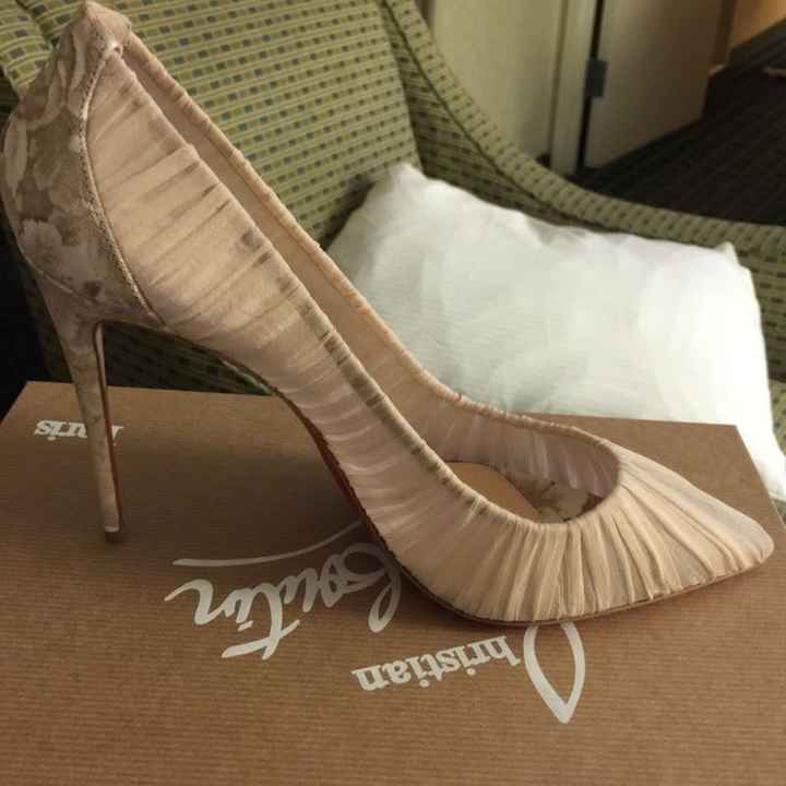 Shoes?  what color are you wearing?