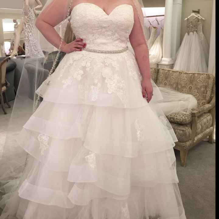 Any plus size brides think they rock their dress better than the model?