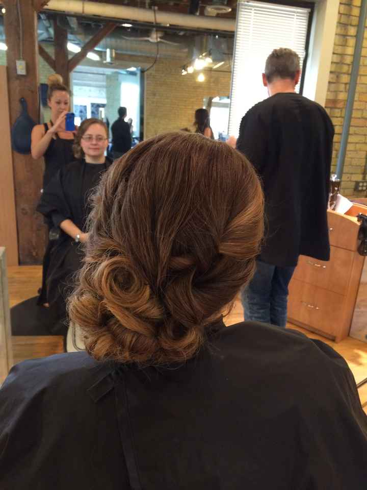 Wedding Hair Trial Had problems