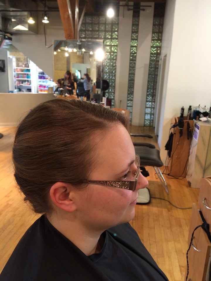 Wedding Hair Trial Had problems