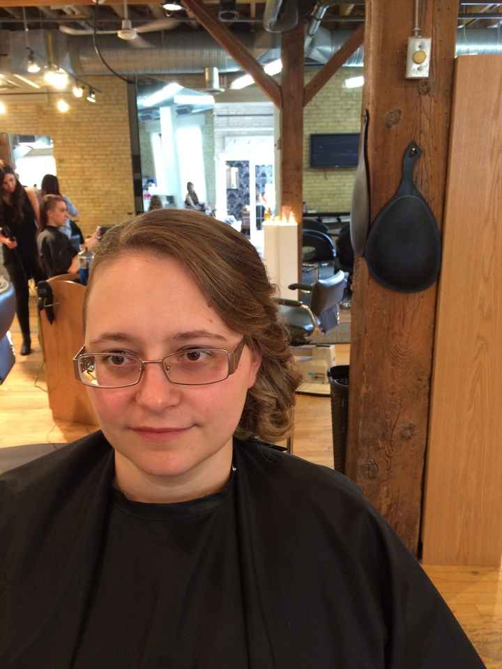 Wedding Hair Trial Had problems