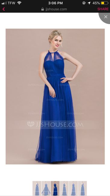 Unmatched bridesmaid dresses? - 1
