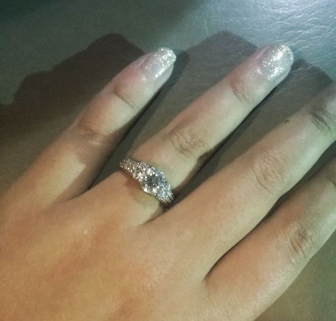 Engagement Rings and Nails 6