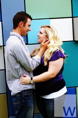 WR: Engagement pictures today =]