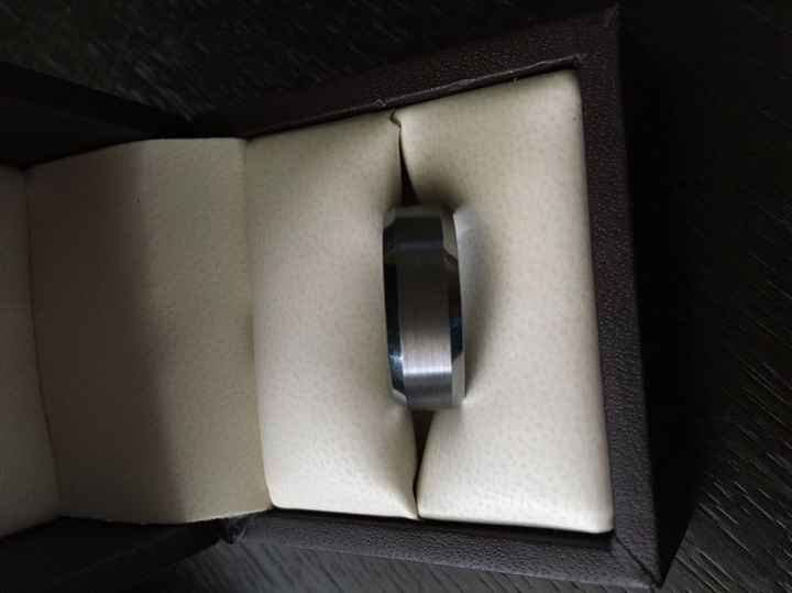Just got his ring in!