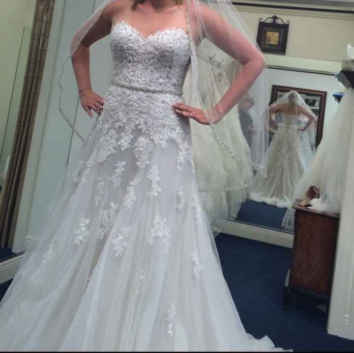 Let me see what you're wearing on your wedding day