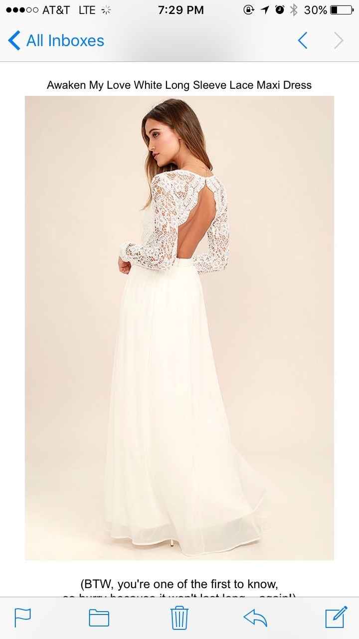 Rehearsal dress