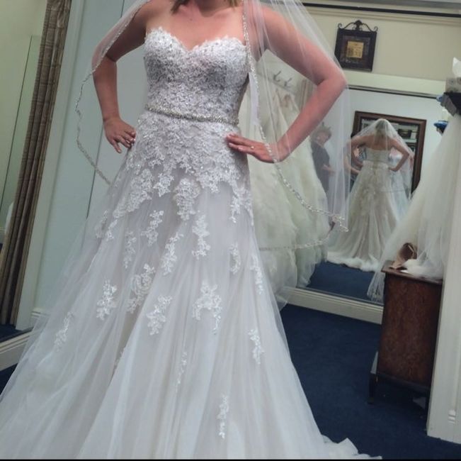 Let me see what you're wearing on your wedding day