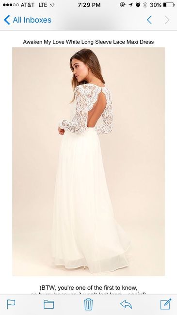 Rehearsal dress