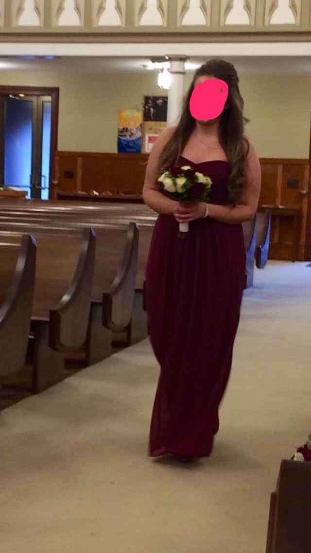 Burgundy Bridesmaids