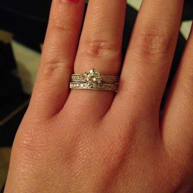 Show me the wedding bands....