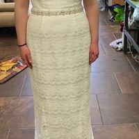 Bridesmaid dress for the bride to wear?