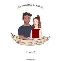 Caricature Save the Dates