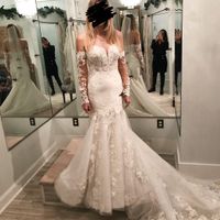 I just got mine yesterday. It’s a strapless dress with detachable sleeves so it’s basically two dres