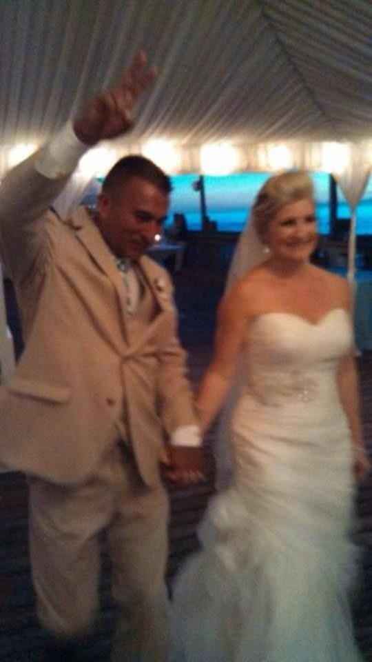 Show me you in your dress versus the model!