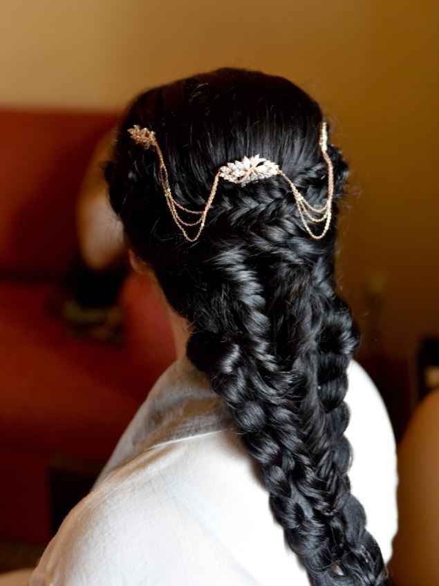 My wedding hair