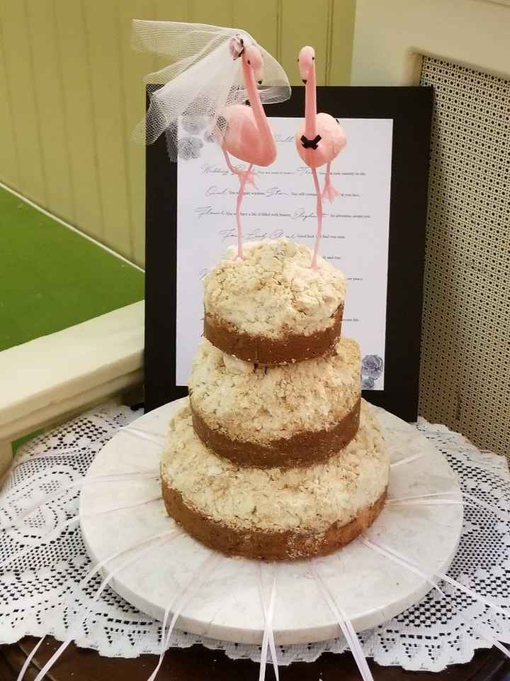 Our non-traditional cake