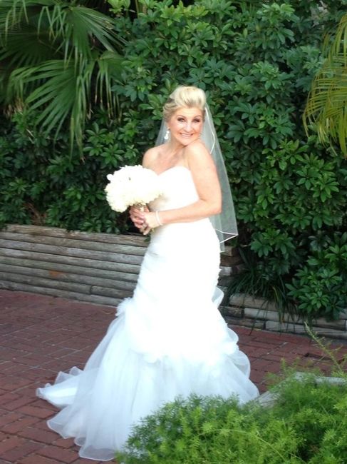 Show me you in your dress versus the model!