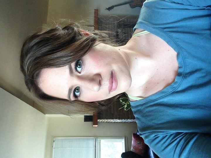 Hair and makeup trial today!