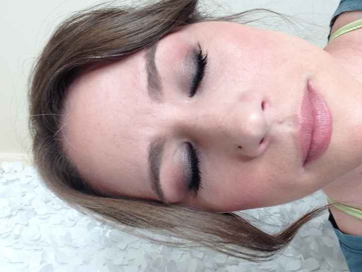 Hair and makeup trial today!