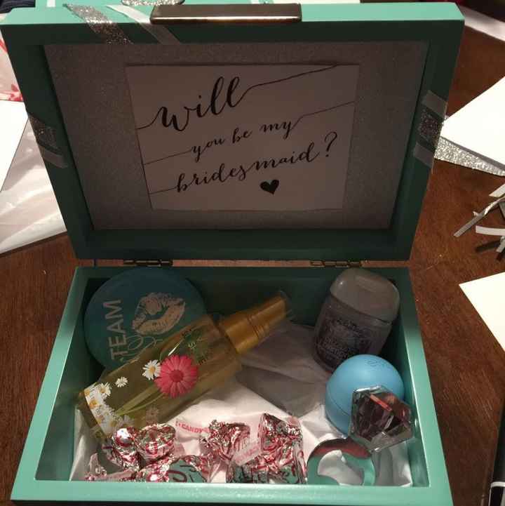Show me your "bridesmaid boxes"