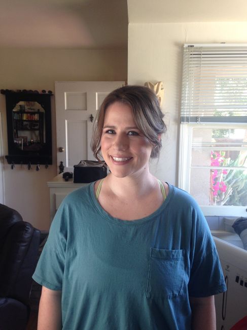Hair and makeup trial today!